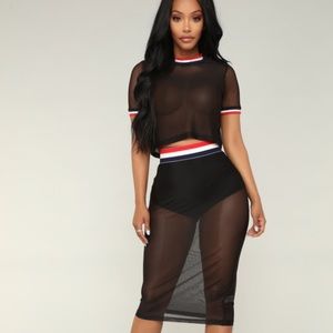 Fashion Nova skirt set